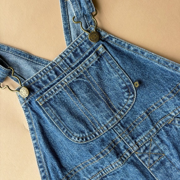 Vintage Faded Flory denim toddler overalls size 2 - Picture 7 of 7